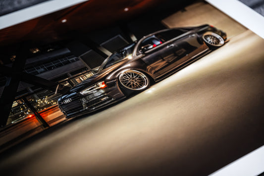Audi S4 Light Painting - Limited Print