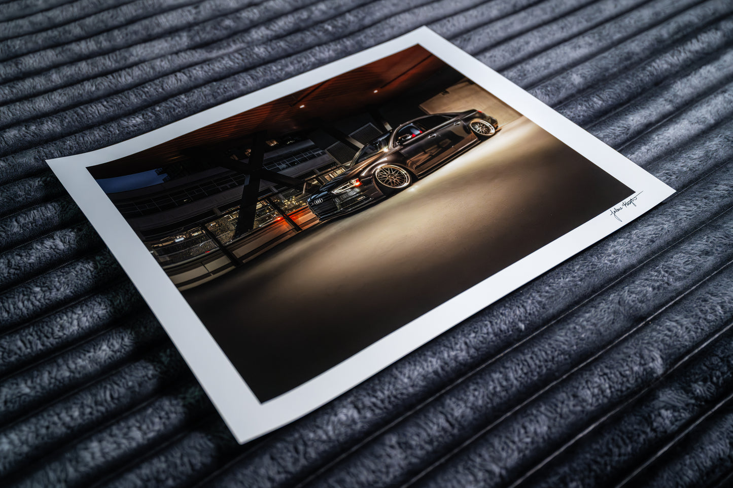 Audi S4 Light Painting - Limited Print